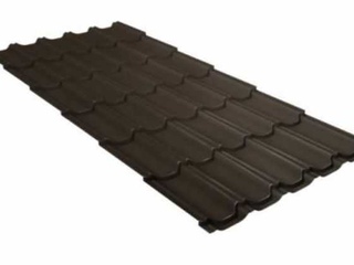 Металлочерепица Grand Line Kvinta plus 0,5 GreenCoat Pural Matt BT RR 32 Серо-коричневый 0 - в «Монолит-Металлопрокат».