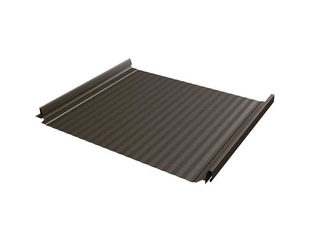 Фальцевая кровля Кликфальц Pro Gofr Grand Line 0,5 Satin RR 32 Темно-Коричевый