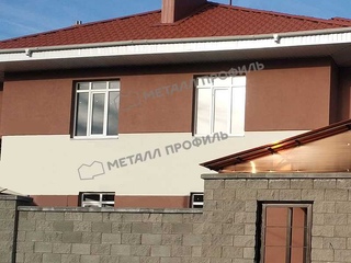 Металлочерепица Металл-Профиль Трамонтана-XL 0,5 VikingMP® E RR 32 Темно-коричневый 4 - в «Монолит-Металлопрокат».