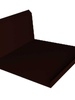 Планка примыкания нижняя 20х122х260х15 0,5 GreenCoat Pural BT, matt RR 32 темно-коричневый (RAL 8019 серо-коричневый) - в «Монолит-Металлопрокат».