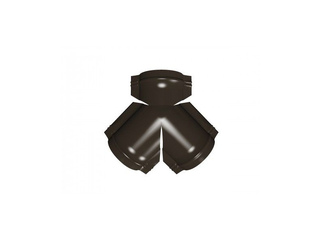 Тройник Y конька полукруглого 0,5 Drap с пленкой RR 32