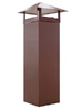 Кожух на трубу прямой д1000/ш500/в2500 0,5 GreenCoat Pural BT, matt с пленкой RR 32 темно-коричневый - в «Монолит-Металлопрокат».