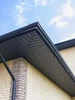 Софит металлический центральная перфорация 0,5 Rooftop Matte с пленкой RR 32 темно-коричневый - в «Монолит-Металлопрокат».