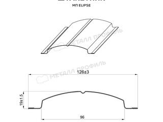 Штакетник Металл Профиль ELLIPSE-T 0,5 PURETAN® RR 32 Темно-коричневый 1 - в «Монолит-Металлопрокат».