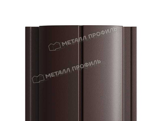 Штакетник Металл Профиль ELLIPSE-T 0,5 PURETAN® RR 32 Темно-коричневый